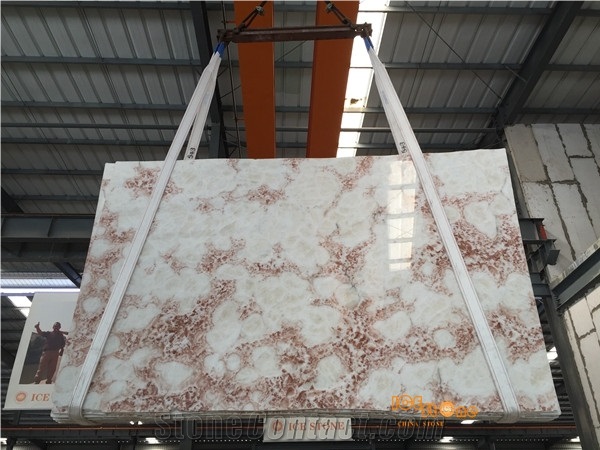 Special Pattern Red House Onyx/Decoration Floor&Wall Covering Project