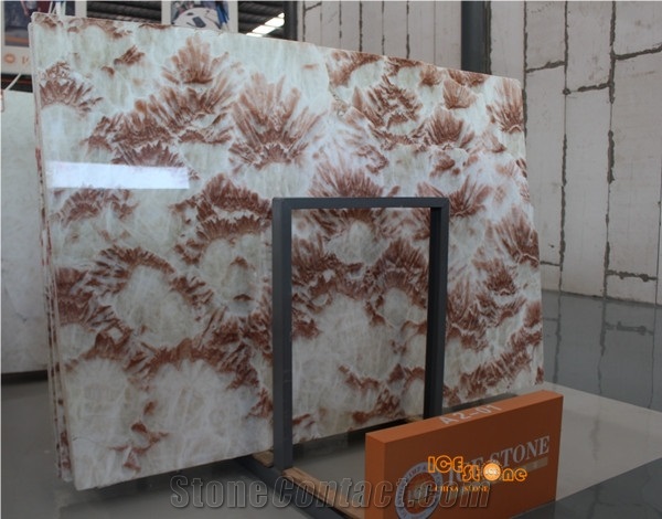 Special Pattern Red House Onyx/Decoration Floor&Wall Covering Project