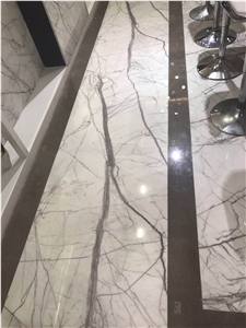 Winter Story/White Marble with Vein/Lilac/Marble/Polished Slabs&Tiles