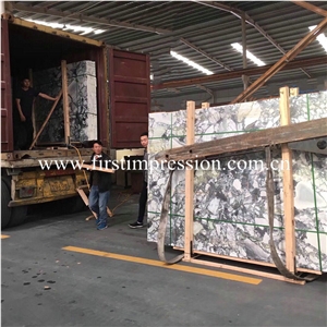 Cheapest White Beauty Marble Slabs Ice Connect Marble Green Slabs