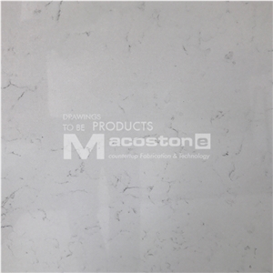 High Quality Carrara Quartz with Best Price for Tops Floor Tiles