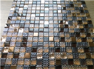 Diamond Mosaic Mix Crystal Glass Tile