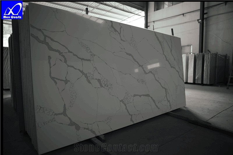 Calacutta Quartz White Staturio Lp-Hc001 Stone Slab,Walling,Splash