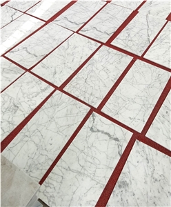 High Quality Italy Carrara White Marble Tiles, Calacatta Marble Tiles