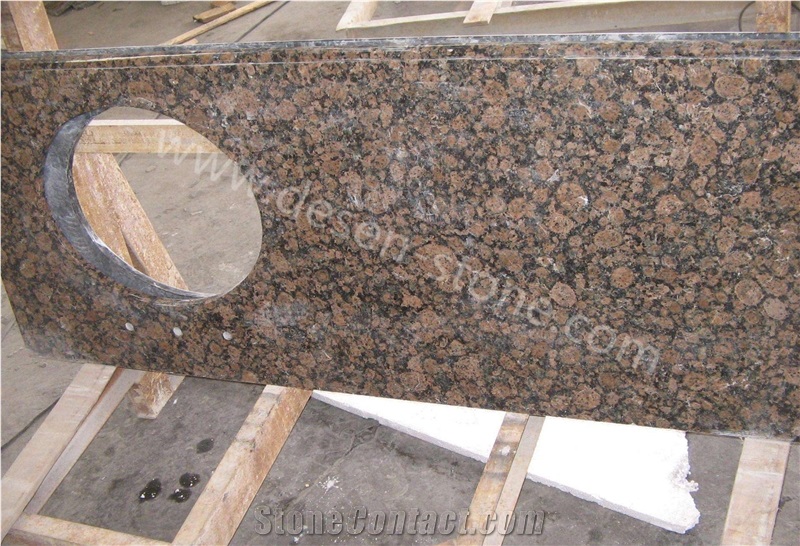 Baltic Brown Granite Stone Kitchen Countertops/Worktops/Desk/Bar Tops