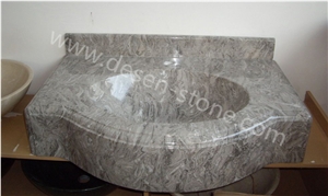 Bawang Hua Marble Stone Bathroom/Kitchen Vessel Sinks/Wash Basins/Bowl