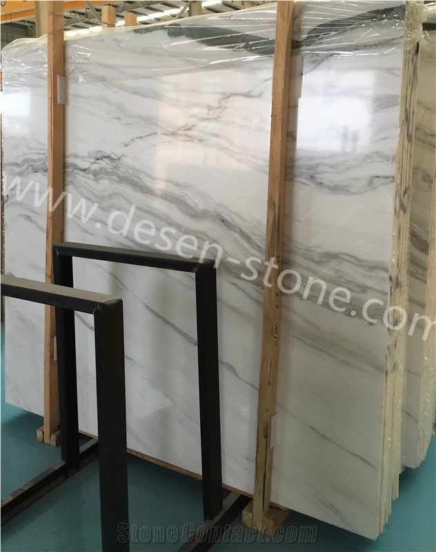 Black Strong Abrabescato Vein/Panda White Marble Stone Slabs&Tiles