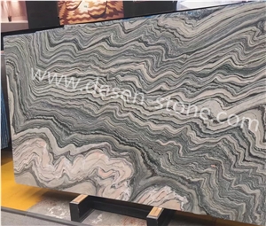 Blanket Of Sand/Green Wave/Cloud Wave/Green Marble Stone Slabs&Tiles
