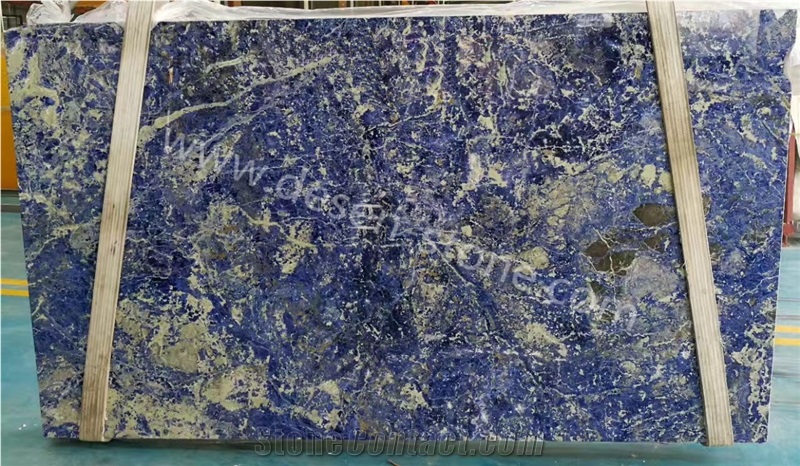 Blue Sodalite Bolivia Blue Luxury Royal Blue Granite Stone Slabs&Tiles
