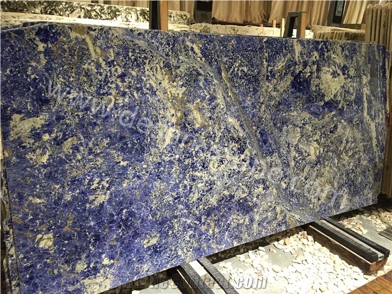 Natural Blue Stone Bolivia Blue Granite Slabs Wall Tiles from China 