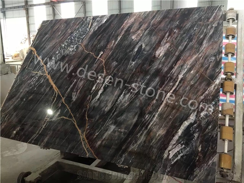 China Louis Red/Louis Black Red Marble Stone Slabs&Tiles Patterns