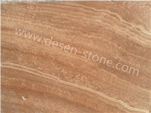 China Red Wood Onyx/Wood Grain Red/Wooden Red Marble Stone Slabs&Tiles