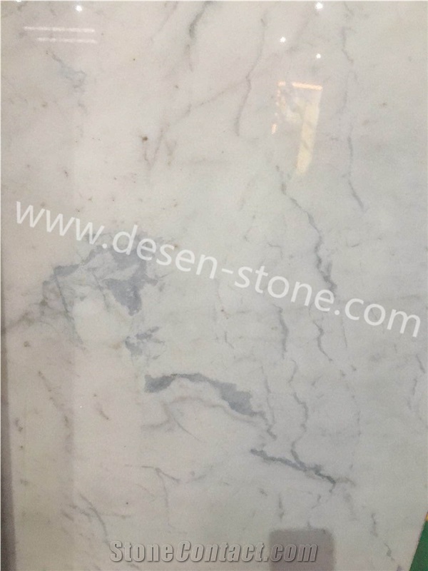 Chinese New Volakas White Landscape Painting Marble Stone Slabs&Tiles