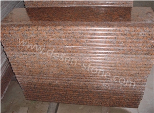 G562 Maple Red Granite Stone Steps/Stairs/Stepping Stones/Stair Treads