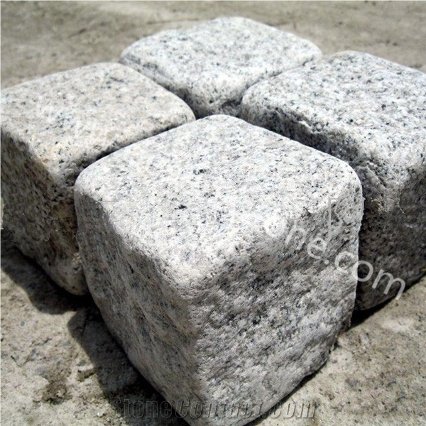 G603 Padang Grey/Gray Granite Cobblestons/Cube Stones/Cobble Stones