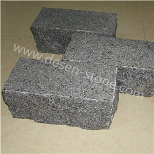 G654 Black Granite Cobblestones/Cobble Stone/Cube Stones/Paving Stone