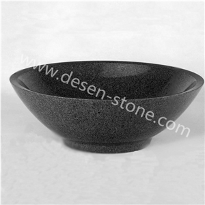 G654 Dark Grey Granite Stone Kitchen/Bathroom Sinks/Wash Basins/Bowls