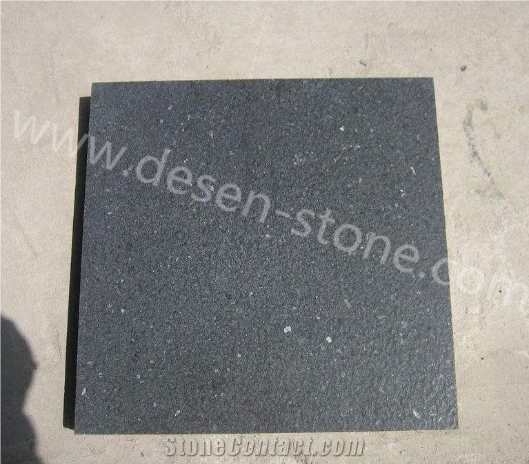 G684 Fuding Black Absolute Black Basalt Granite Stone Slabs&Tiles Wall