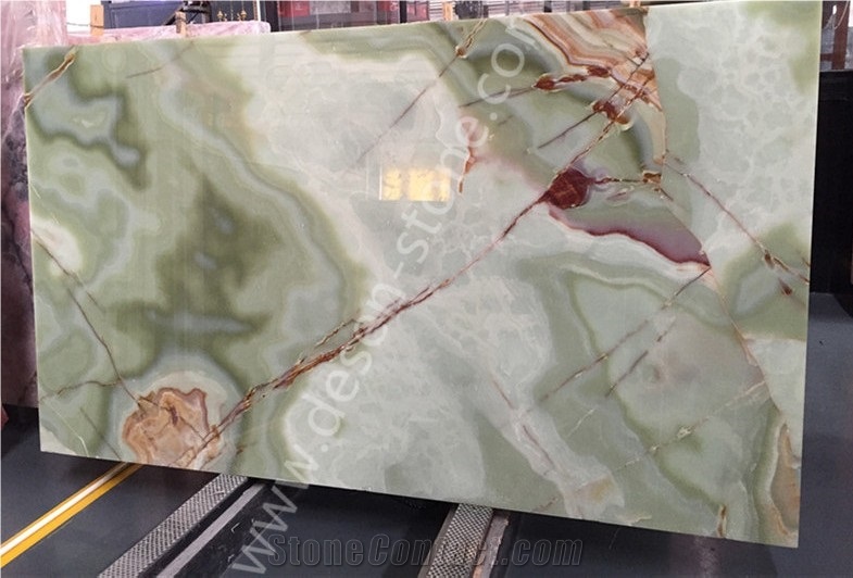 Green Onyx Stone Slabs&Tiles Wall/Floor Covering/Background/Skirtings