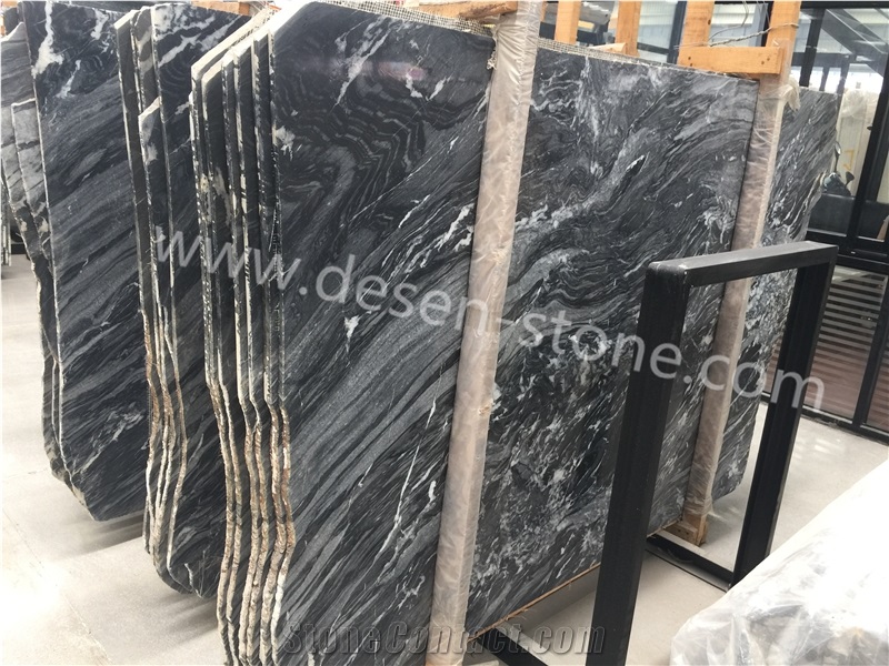 Grey Seawave/Grey Marble with White Veins Marble Stone Slabs&Tiles