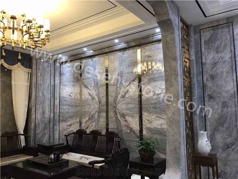 Grey with Veins/Milan Impression/Milly Grey Marble Stone Slabs&Tiles