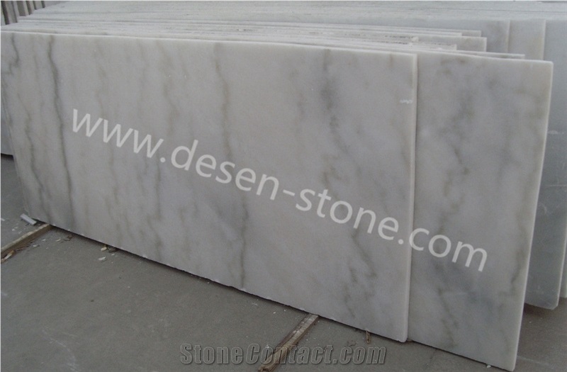 Guangxi White Marble Stone Slabs&Tiles Floor/Wall Covering/Skirtings
