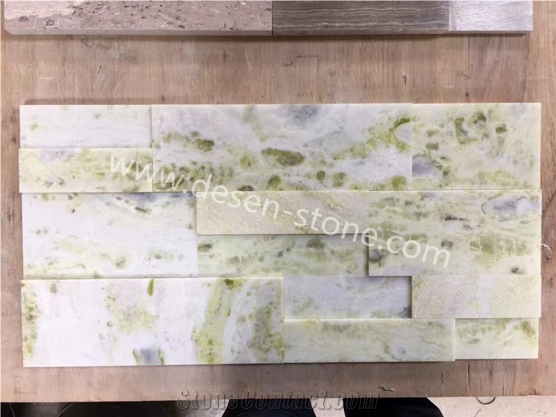 Jade Jasper Stone Kitchen Floor/Wall Pebble Mosaic Pattern/Design Tile