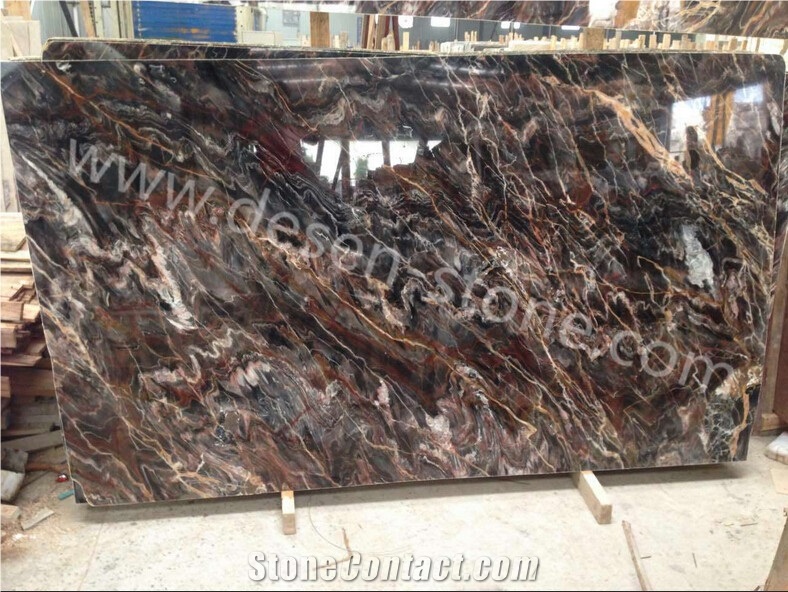 Louis Red Agate Venice Red Marble Stone Slabs&Tiles Bookmatched/Floor