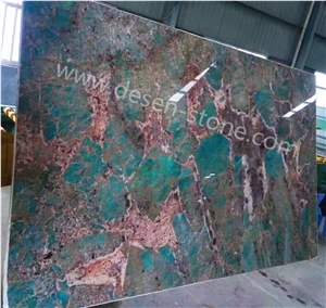Luxury Stone Amazon Green Quartzite Stone Slabs&Tiles Wall Covering