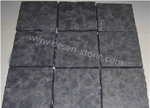 Mongolia Black Basalt Granite Cobblestones/Cube Stone/Cobble Setts