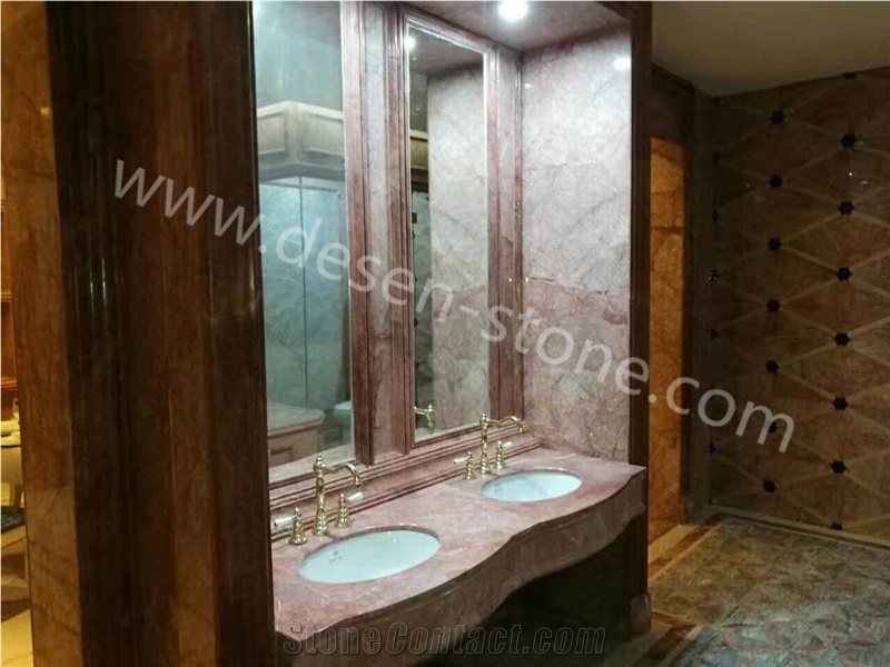 Red Cream/China Red/Agata Red Marble Stone Slabs&Tiles Wall Covering