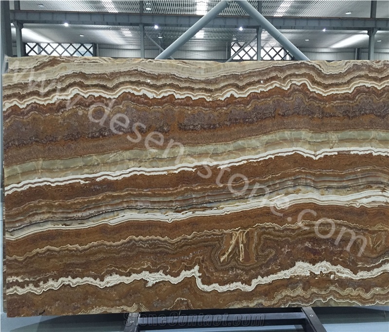 Turkey Persian Tiger Onyx/Onice Tiger/Wooden Onyx Stone Slabs&Tiles