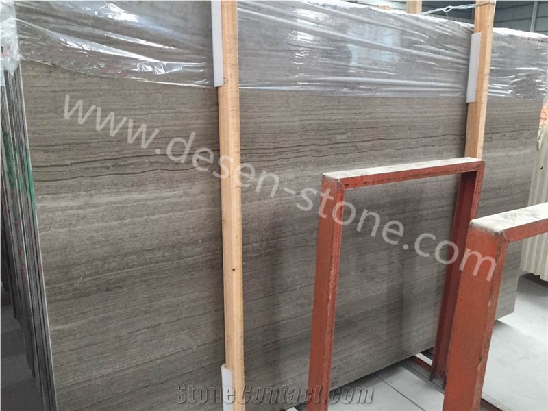 Wood Grain Wenge Stone/Grey Wooden/Ash Wood Marble Stone Slabs&Tiles