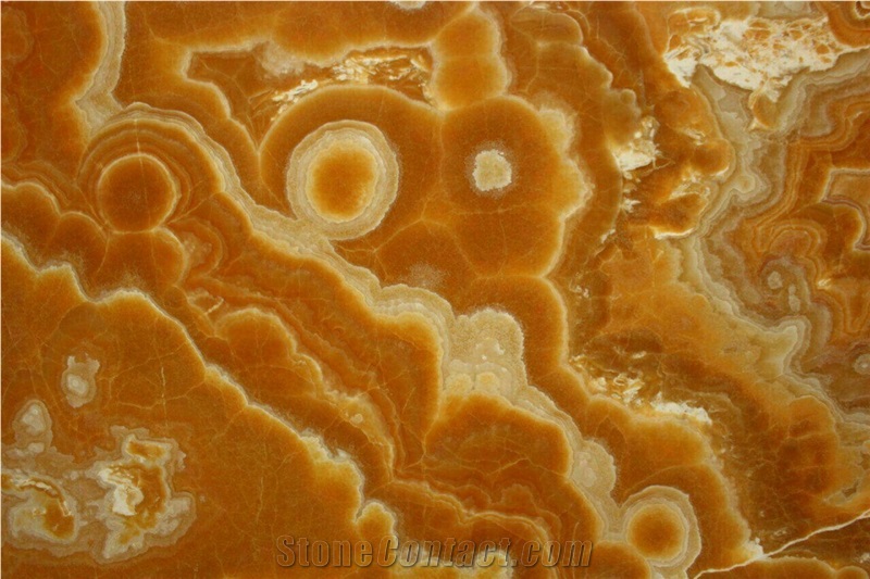 Orange Onyx Block, Iran Yellow Onyx