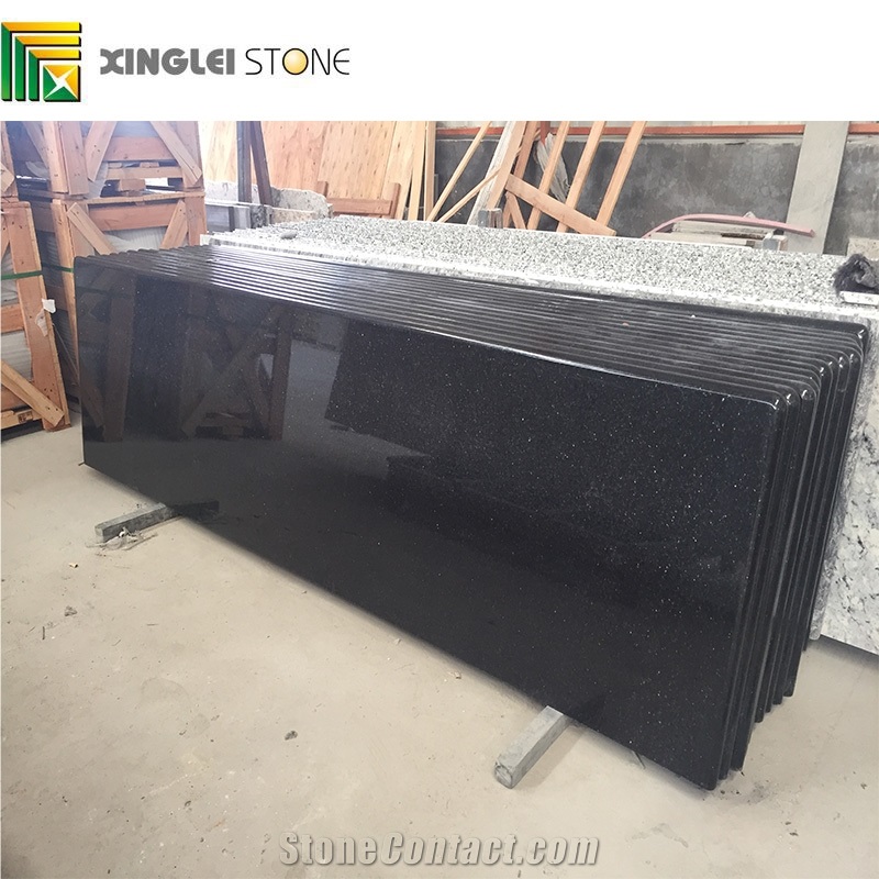 Black Galaxy Granite Countertops/Kitchen Tops,Black Granite Table Tops