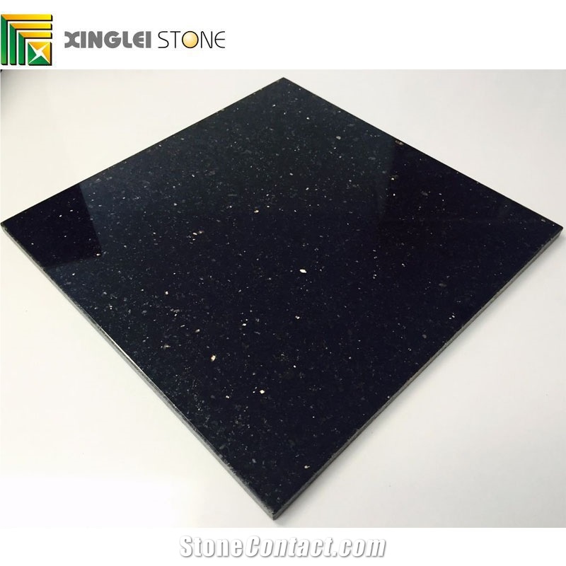 India Black Galaxy/Star Galaxy/Star Black Granite Countertops/Surfaces