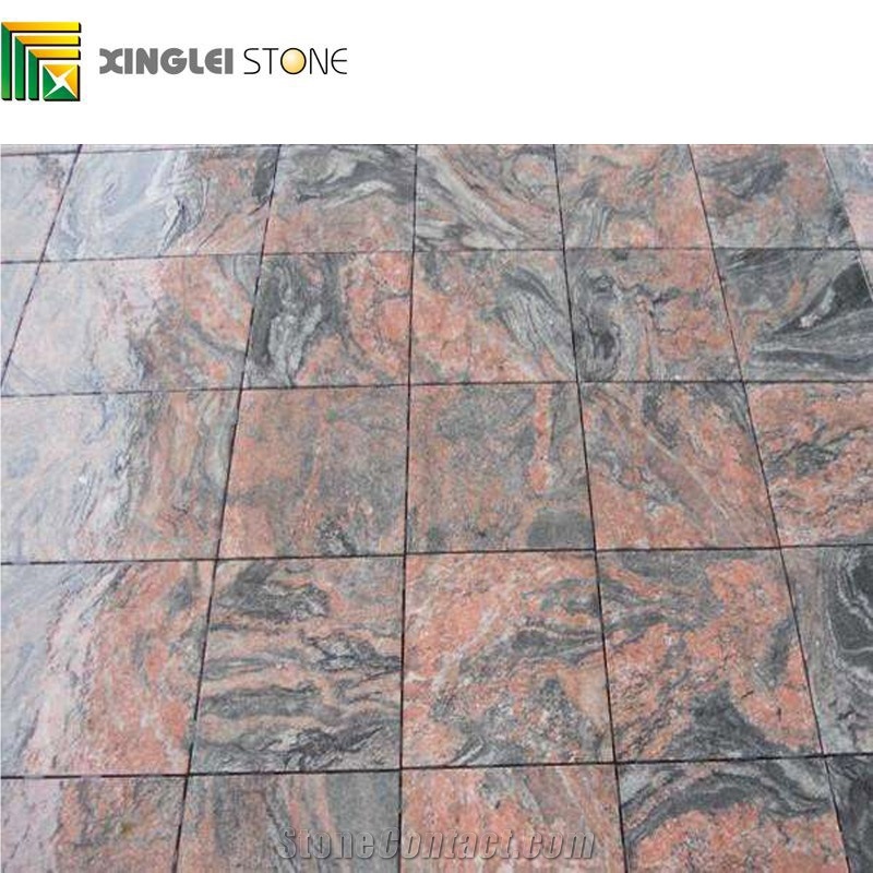 Multicolor Red Granite,Tiles/Tops/Paving Stones/Slabs,Projects