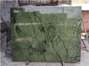 Spring Ming Green Marble Stone Tile Panel Slabs, Building Wall