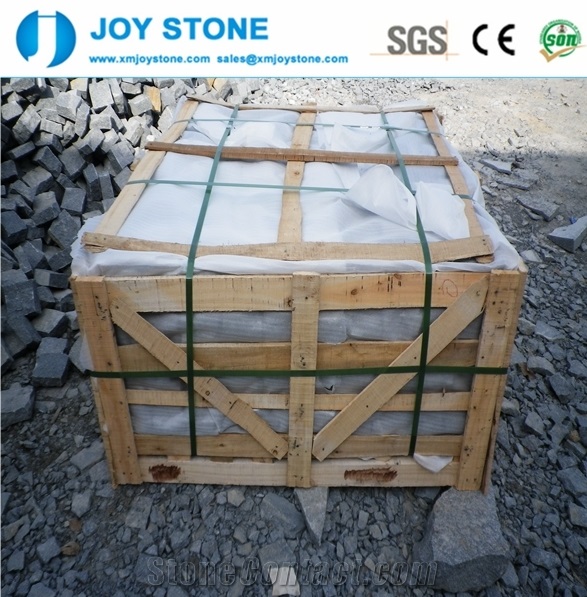 Cheap China Factory Black G654 Granite Cube Stone,Pavers Wholesale