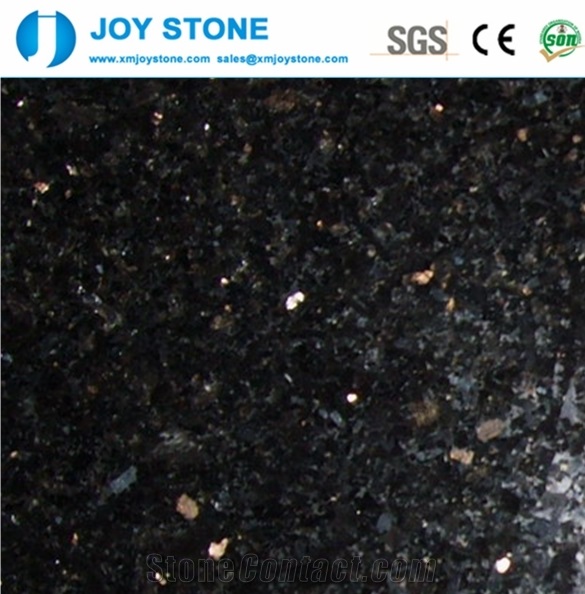 Hot Sale Cheap Perfab Polish Black Galaxy Granite Ktichen Countertop