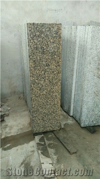 Crystal Yellow Granite Slabs & Tiles, India Yellow Granite