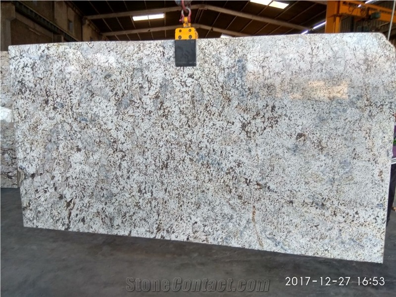 India Alaska White Granite Slabs 2cm, 3cm