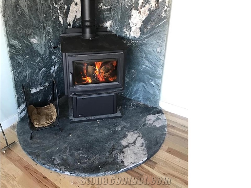 Starry Night Crowsfoot Hearth and Surround