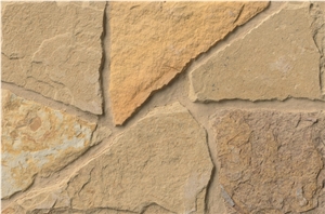 Sandstone Pattern Facade Chateau Color Gold