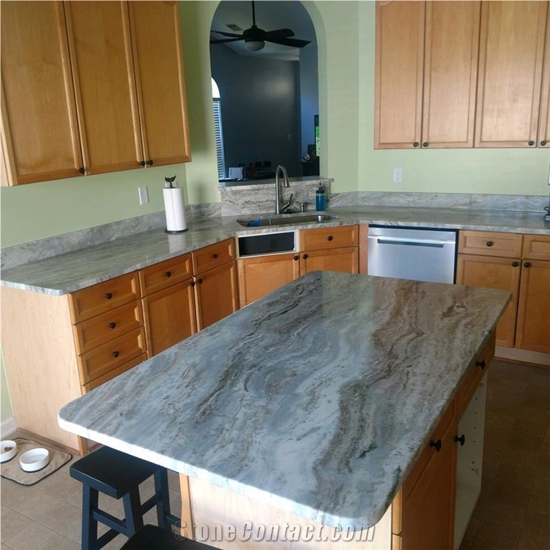 Fantasy Brown Marble Kitchen Counter Top