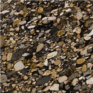 Black Marinace Granite-Black Mosaic Granite-Golden Marinace Granite