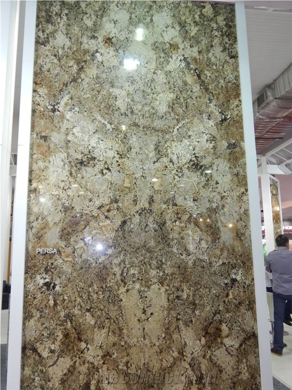 Golden Persa Caravelas Granite Slabs