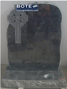 Bahama Blue Granite Carving Tombstone Monuments Headstones Gravestones