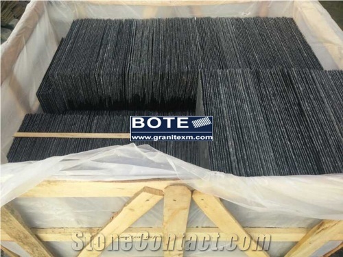 Black Slate Roofing Tiles Natural Stone Roof Covering