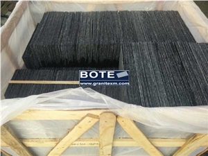 Black Slate Roofing Tiles Natural Stone Roof Covering